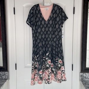Floral A-line dress